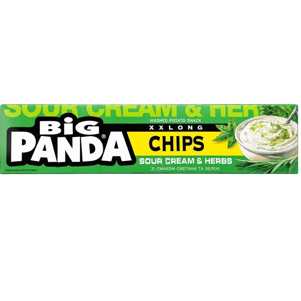 Big Panda Chips 50g Sour Cream&Herbs