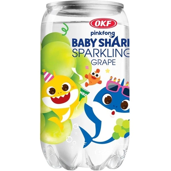 OKF Sparkling Baby Shark 350ml Grape