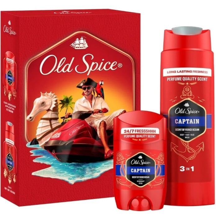 Old Spice Darková Sada SG+Deostick Captain