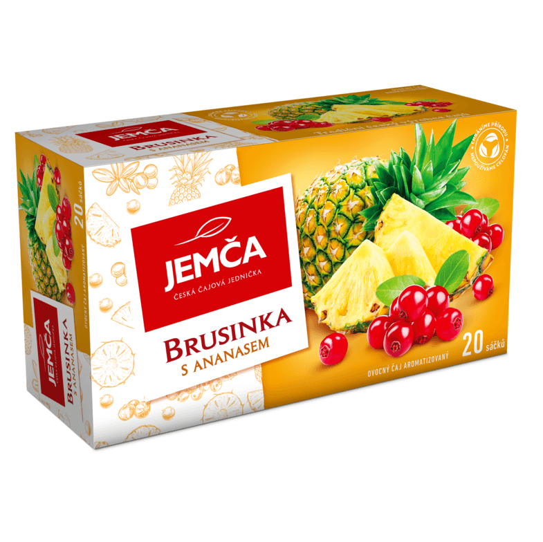 Jemča Brusinka s ananasem 40g