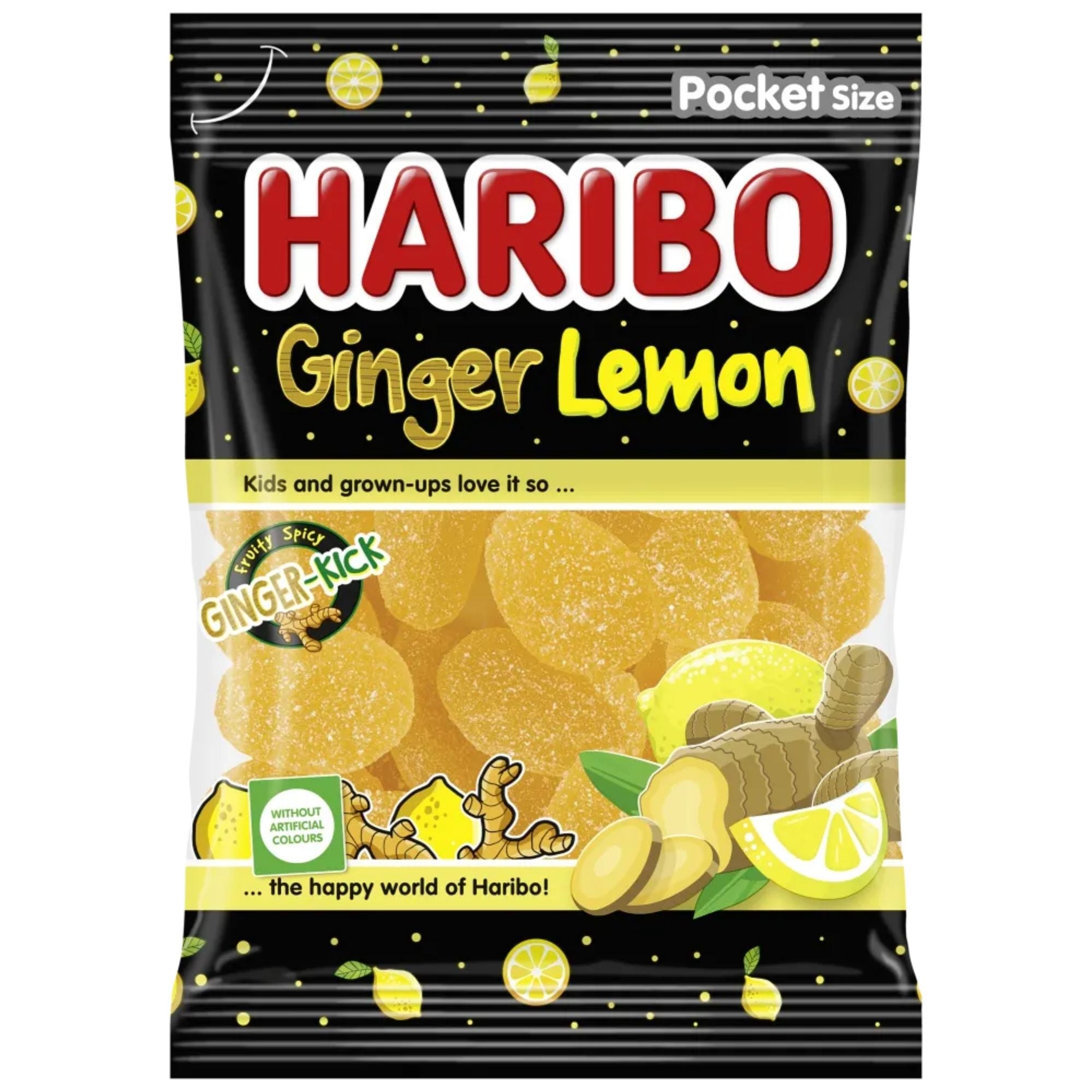 Haribo 80g Ginger Lemon