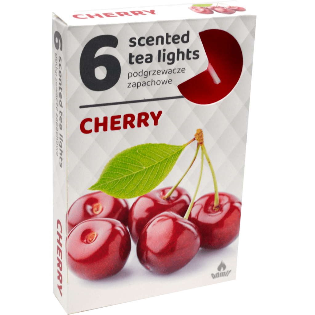 Admit Tea lights 6ks Cherry