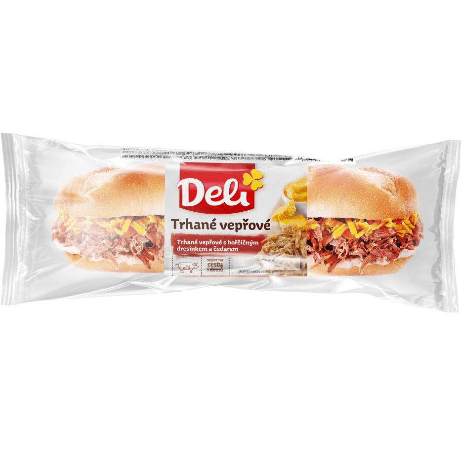 Deli bagety Trhané vepřové 210g