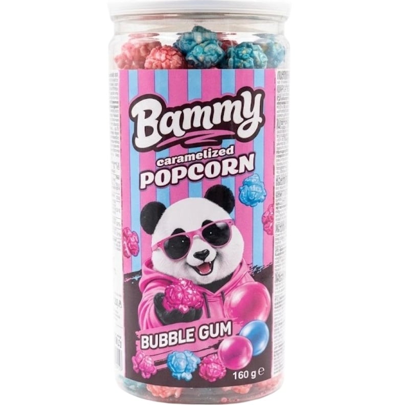 Bammy Popcorn 160g Bubble Gum