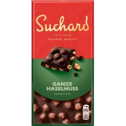 Suchard Ganze Haselnuss 180g (HSD 06.09.2025)