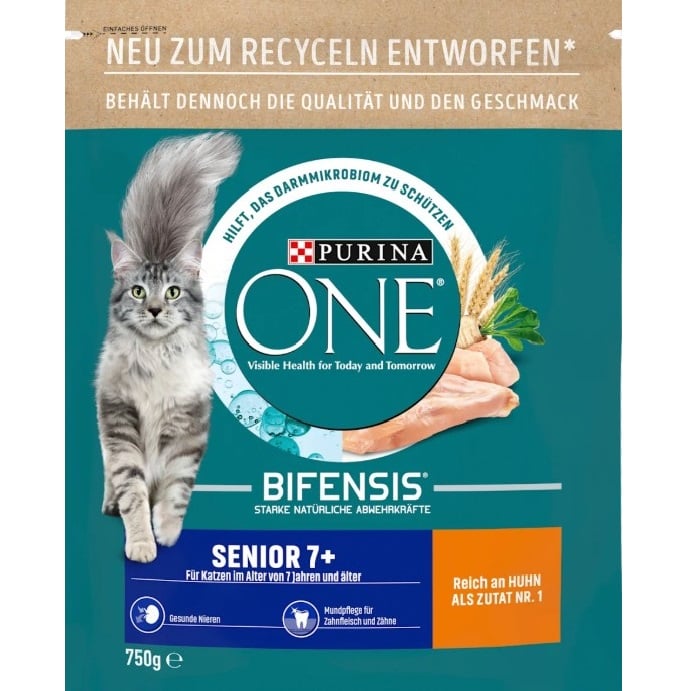 Purina One pro kočky 750g Bifensis Senior 7+