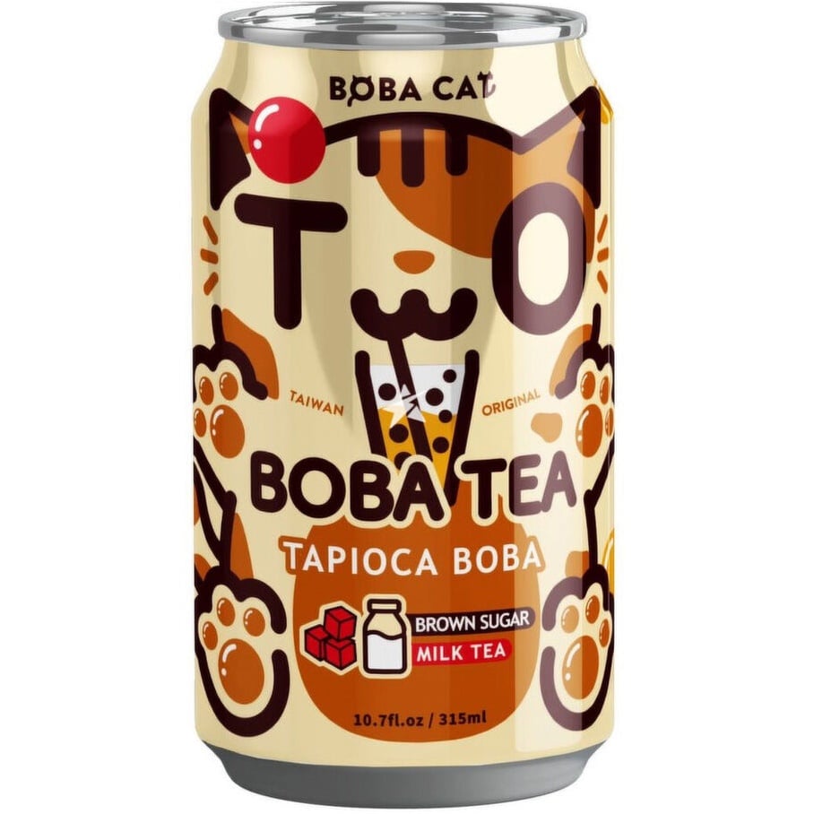 Boba Cat 315ml Brown Sugar - Milk Tea