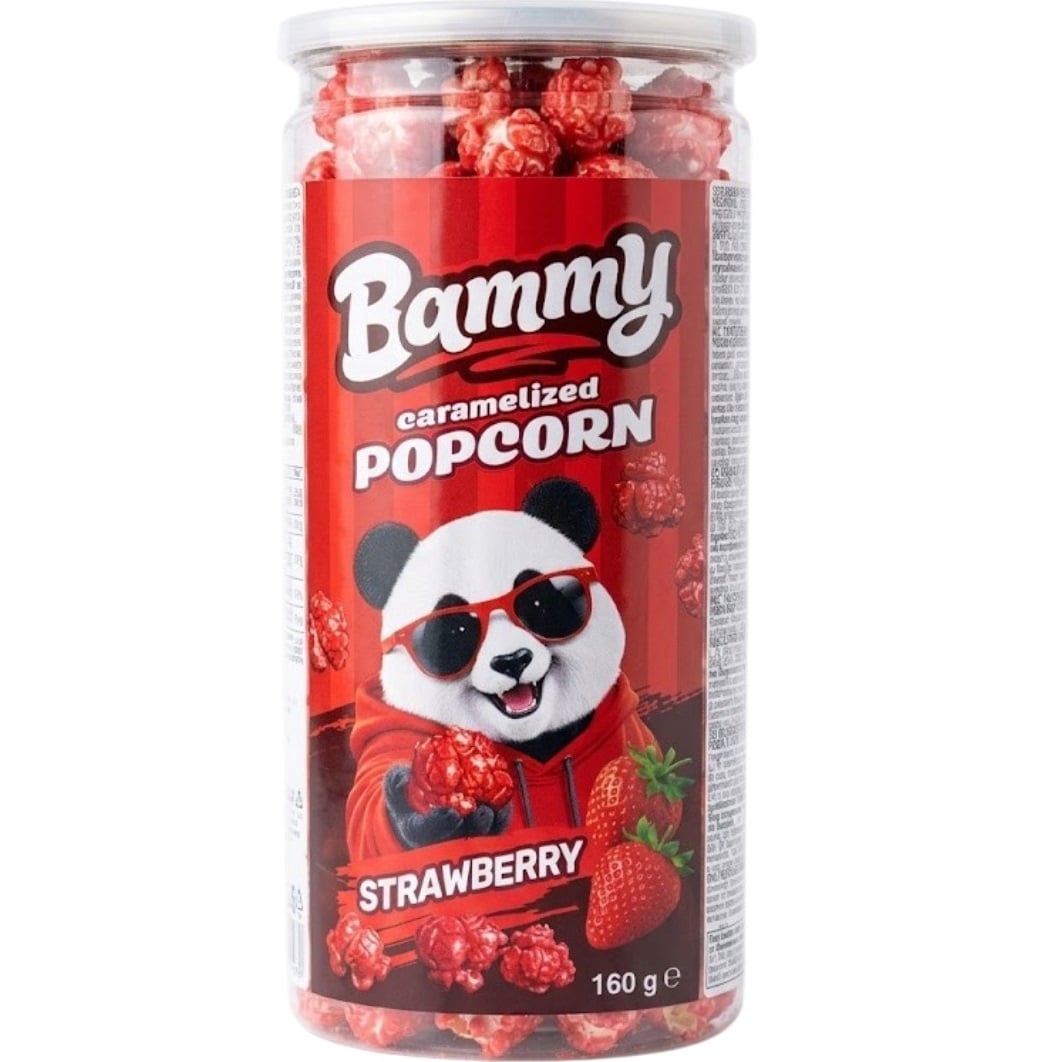 Bammy Popcorn 160g Strawberry