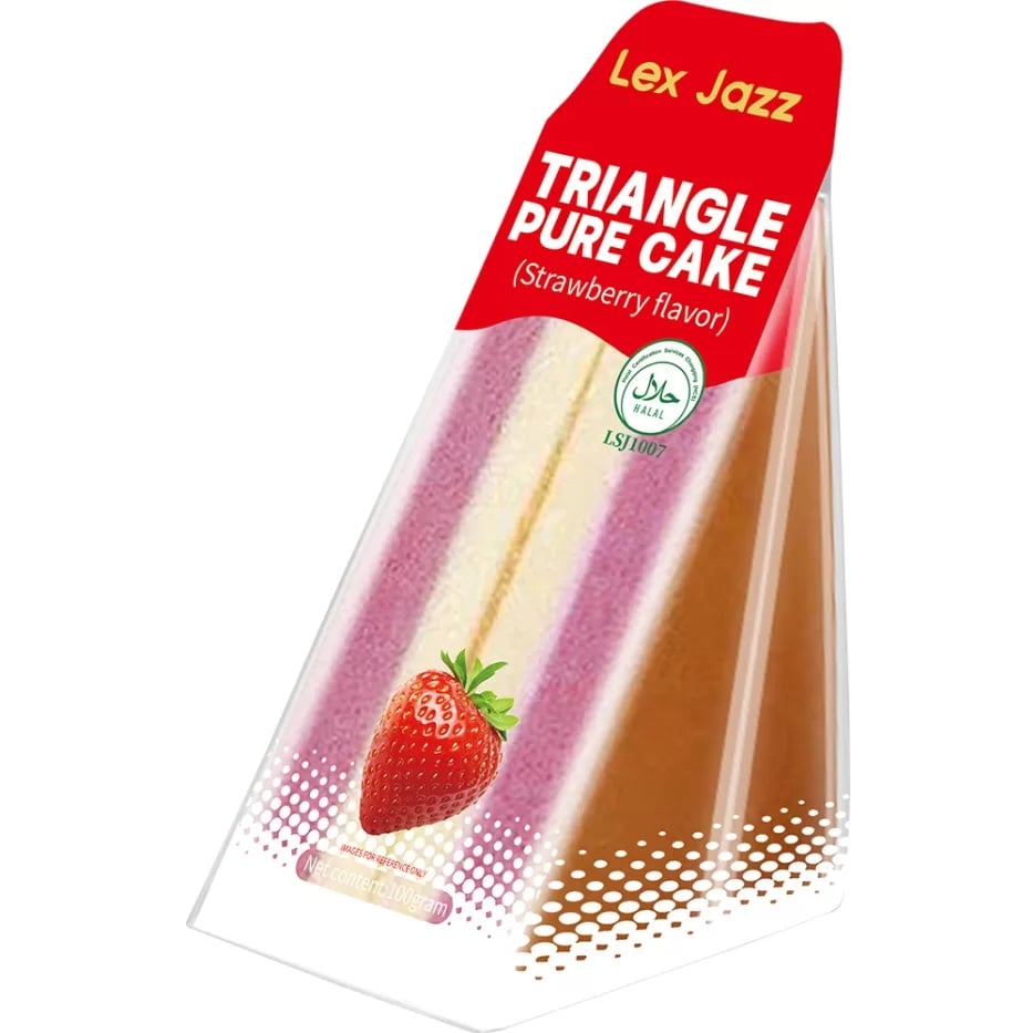 Lex Jazz Triangular 100g Strawberry (Banh bong lan)