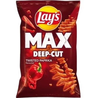 Lays 120g Max Deep-Cut Twisted Paprika (HSD 08.11.2026)
