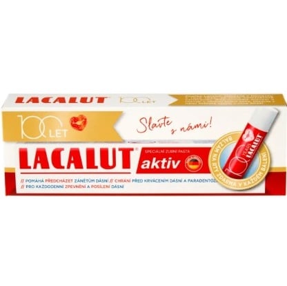 Lacalut 75ml Aktiv + Balzám na rty
