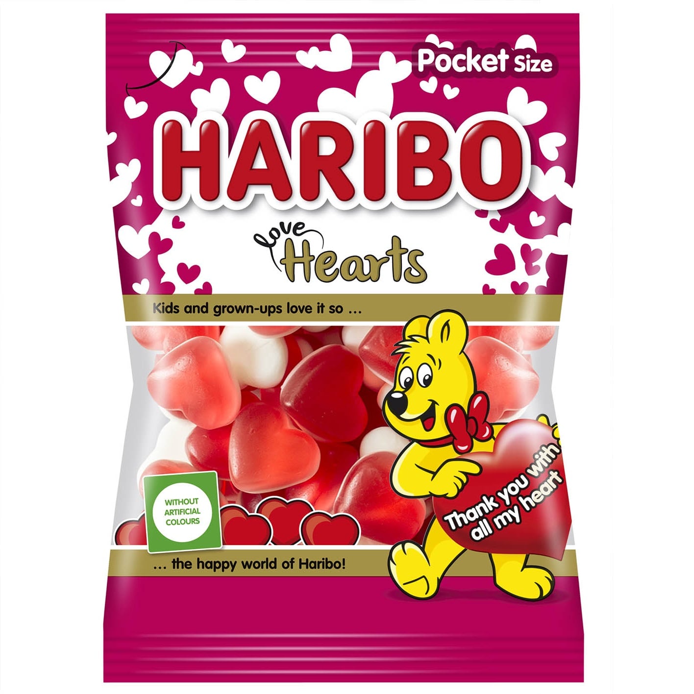 Haribo 100g Love Hearts