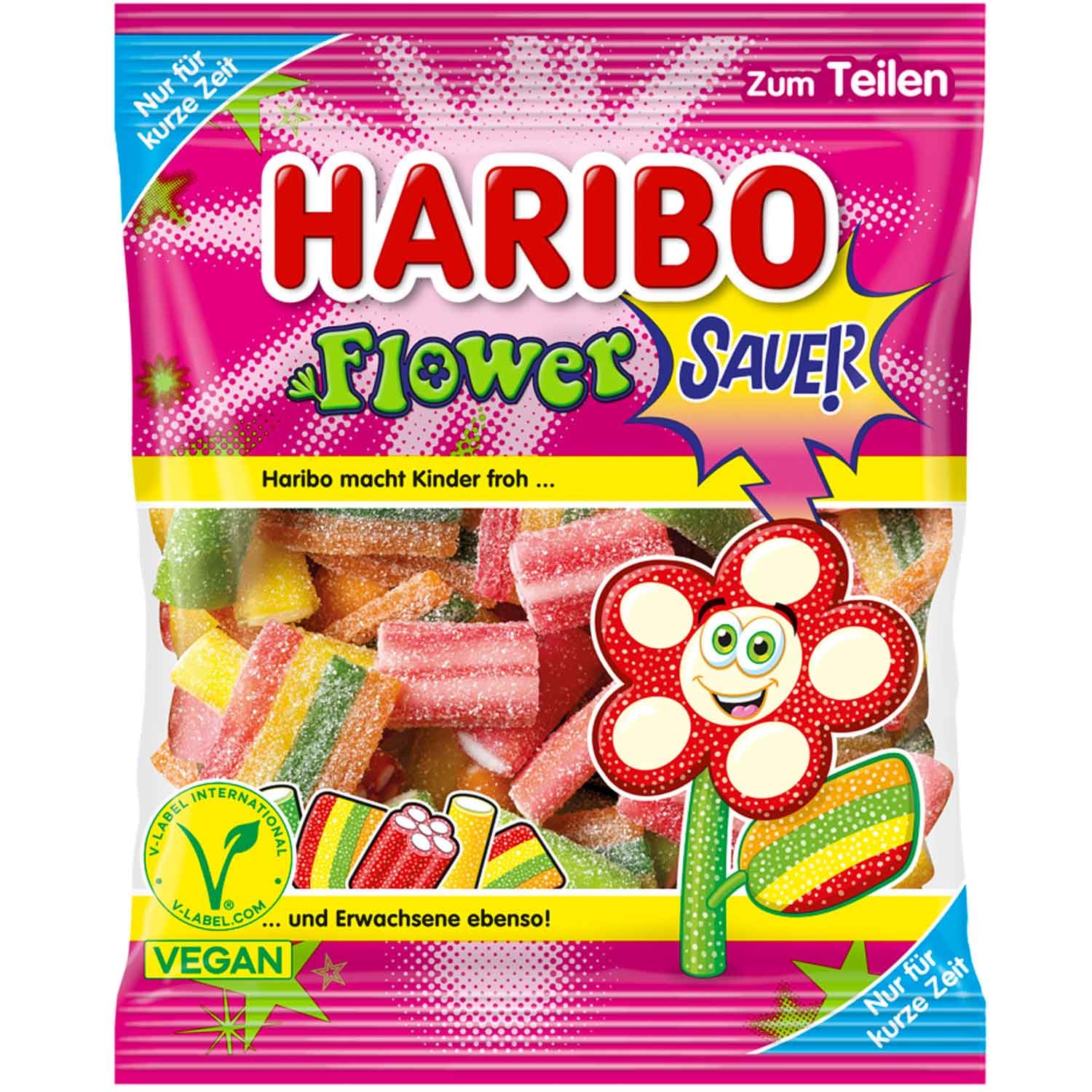 Haribo DE Flower Sauer 160g