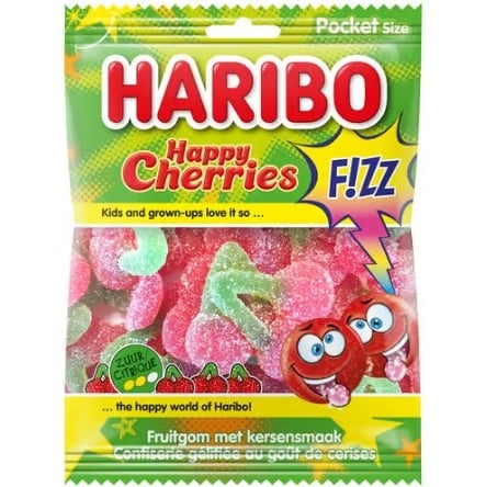 Haribo DE 70g Happy Cherries Sour