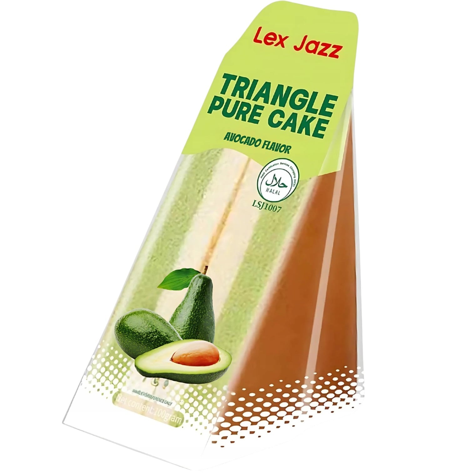 TRIANGULAR CAKE 100g Avocado (Banh Tam Giac)