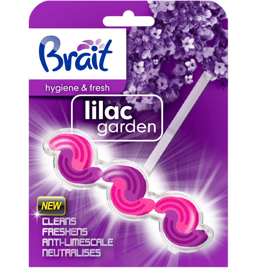 Brait kostka do WC 45g Lilac Garden