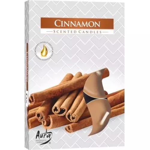 Bispol čajové svíčky 6ks Cinnamon