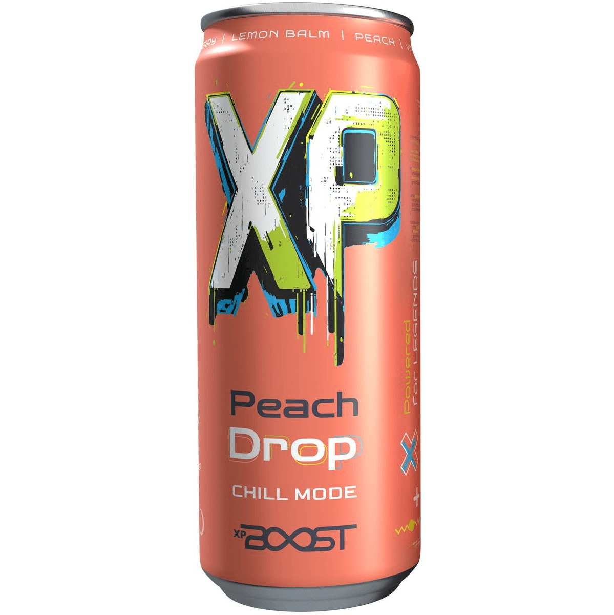 XP Boost 330ml Peach Drops