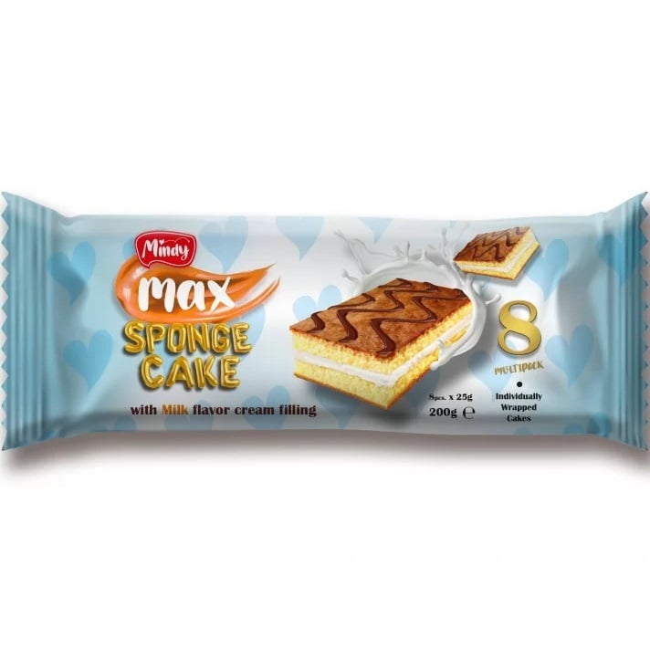 Mindy Sponge Cake 200g Milk