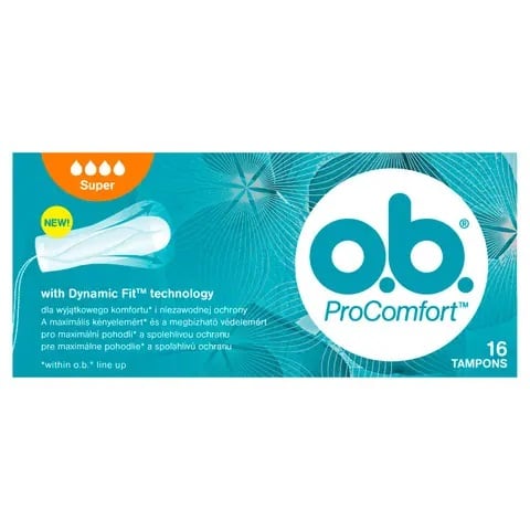 Tampony OB 16ks Super 4* ProComfort Super (6)