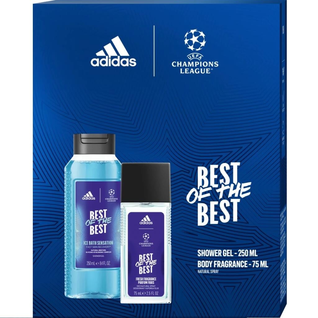 Adidas Dárková sada DEO75+SG UEFA Best of the Best