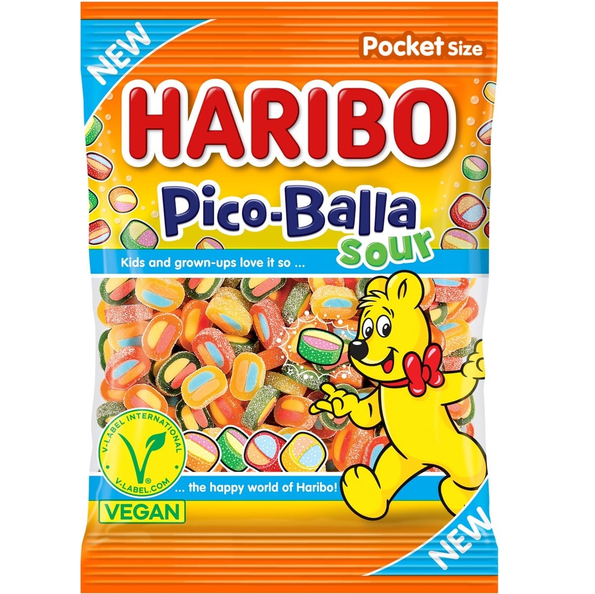 Haribo 80g Pico Balla Sour