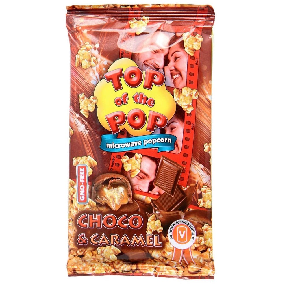 Popcorn TOP POP 100g Choco & Caramel