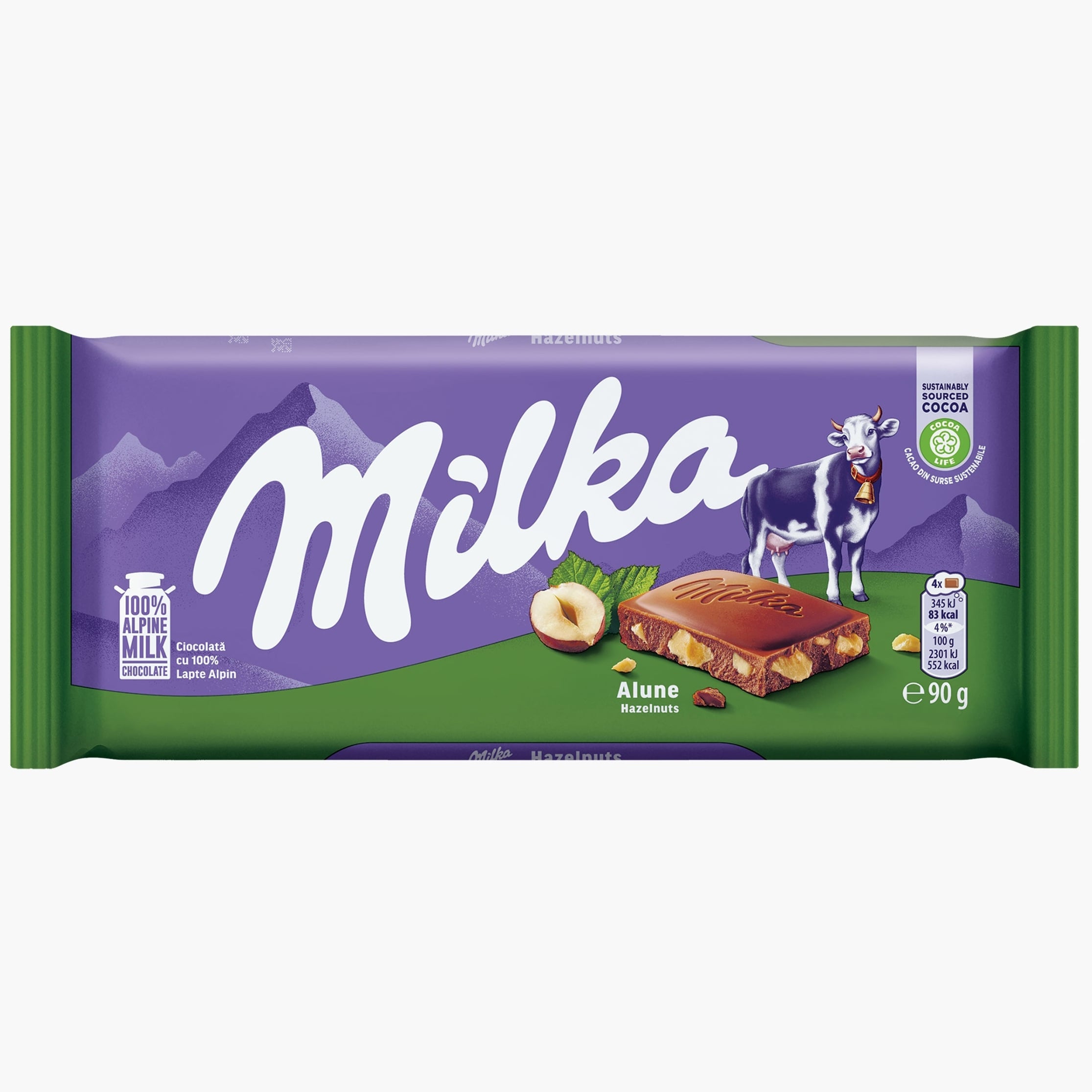 Milka Hazelnut 90g