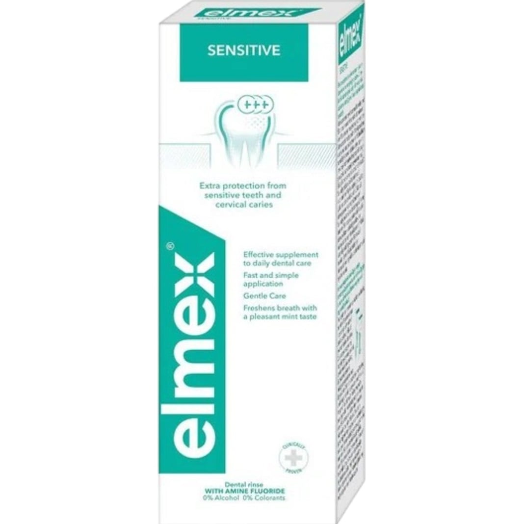 Elmex ústní voda sensitive 400ml