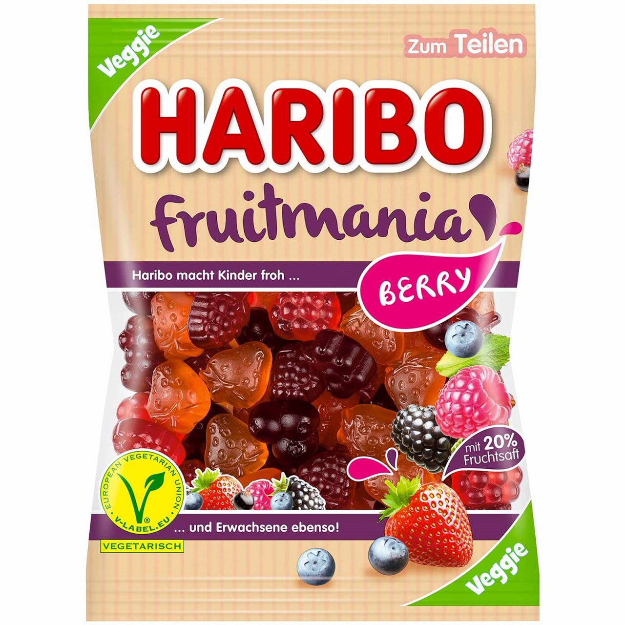 Haribo DE Fruitmania Berry 160g