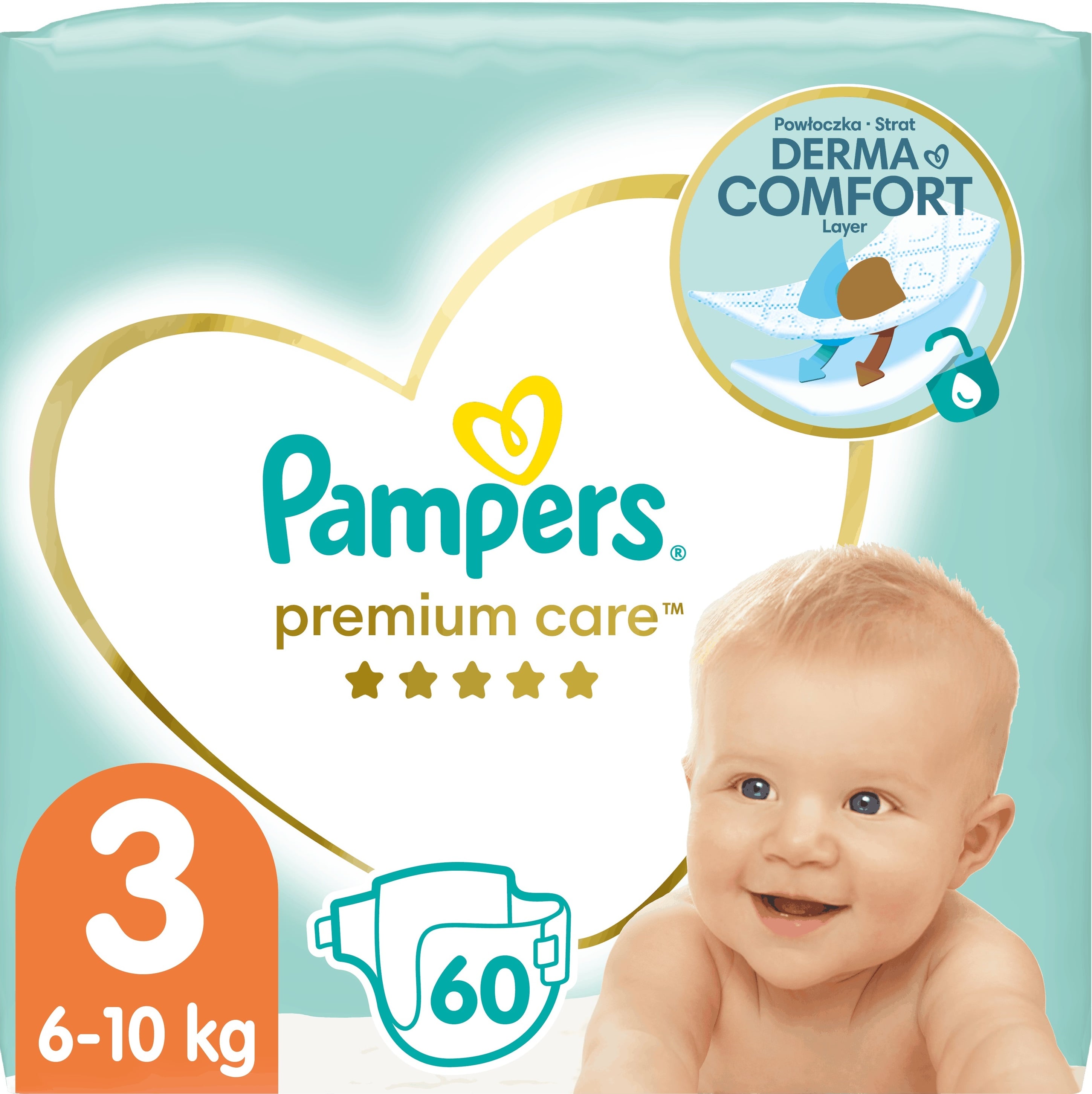 Pampers Premium Plenky S3 60ks