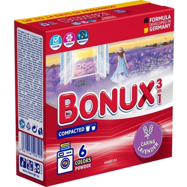 Bonux prášek 390g Caring Lavender
