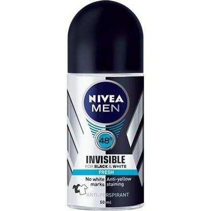 Nivea Roll on 50ml M B&W Invisible Fresh