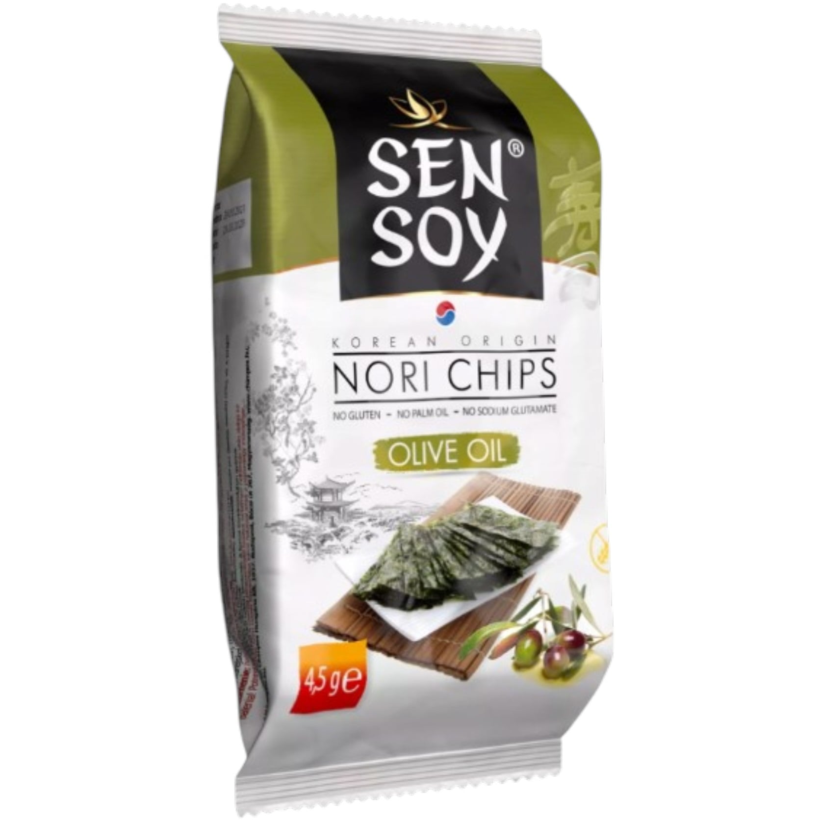 Sen Soy Nori Chips 4,5g Olive Oil