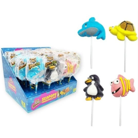 Lízatka Seapops Marshmallows JF 35g