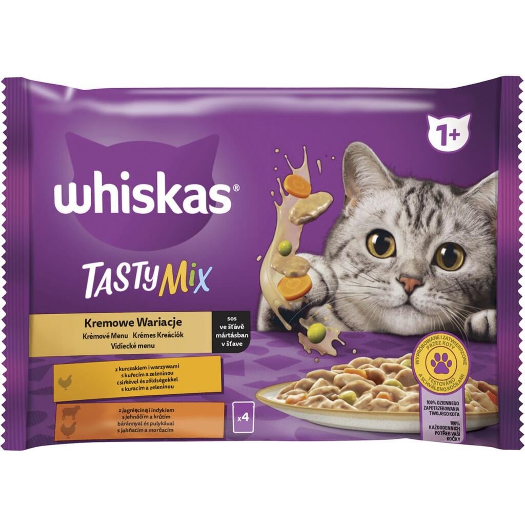 Whiskas kapsička 4x85g Creamy creations ve šťávě