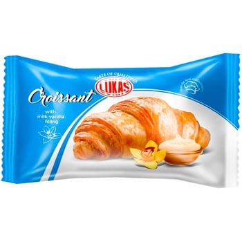 Lukas Croissant Milk-vanilla 45g