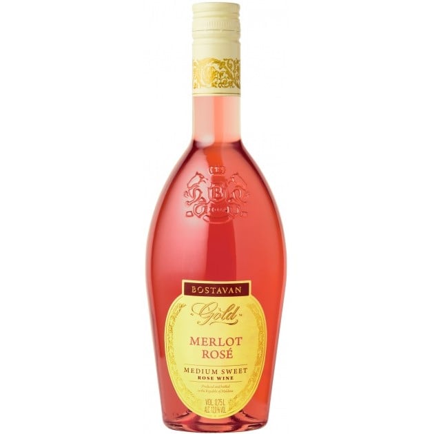 Bostavan 0,75L Merlot Rose