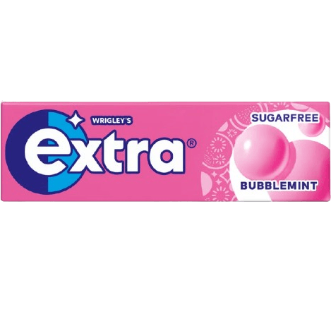 Wrigley"s Extra 14g Bubblemint (HSD 12.10.2026)