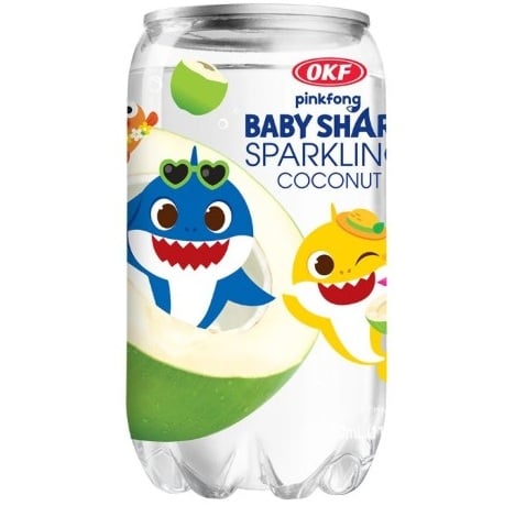 OKF Sparkling Baby Shark 350ml Coconut
