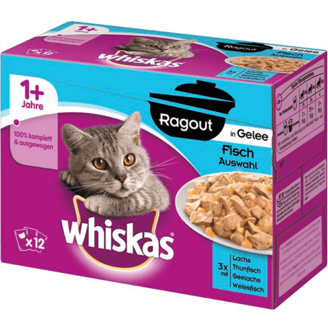 Whiskas kapsička 12x85g Rybí výběr v želé