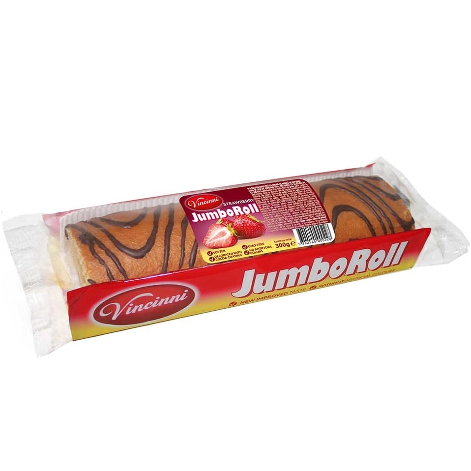 Vincinni Jumbo Roll 300g Strawberry