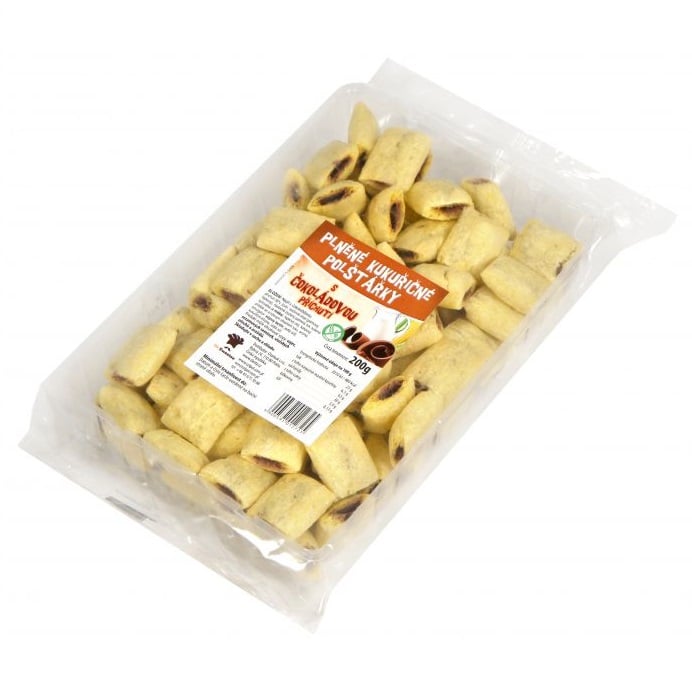 Kukuřičné polštářky 200g Čokoládové