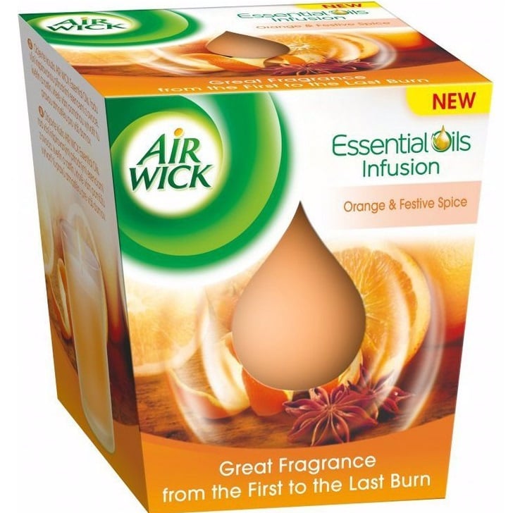 Air Wick svíčka 105g EO Infusion Orange & Festive Spice
