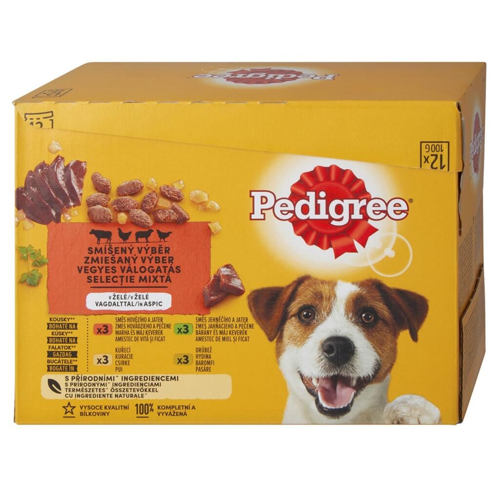 Pedigree 12x100g Mixovaný výběr v želé