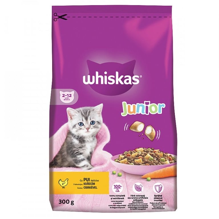 Whiskas granule 300g Junior Kuře