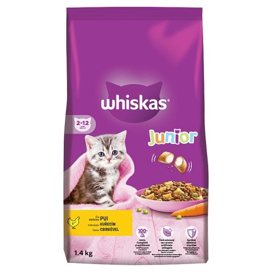 Whiskas granule 1,4kg Junior kuřecí