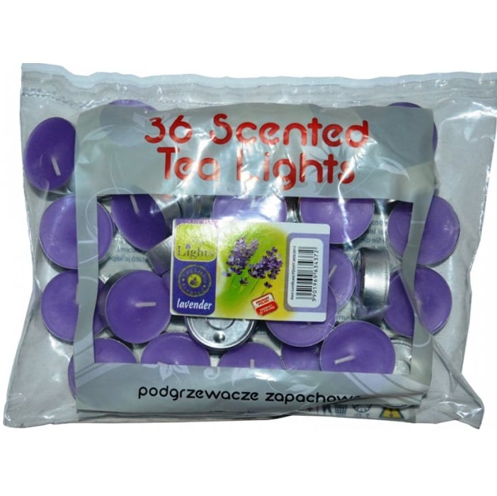 Admit čajové svíčky 36ks Lavender