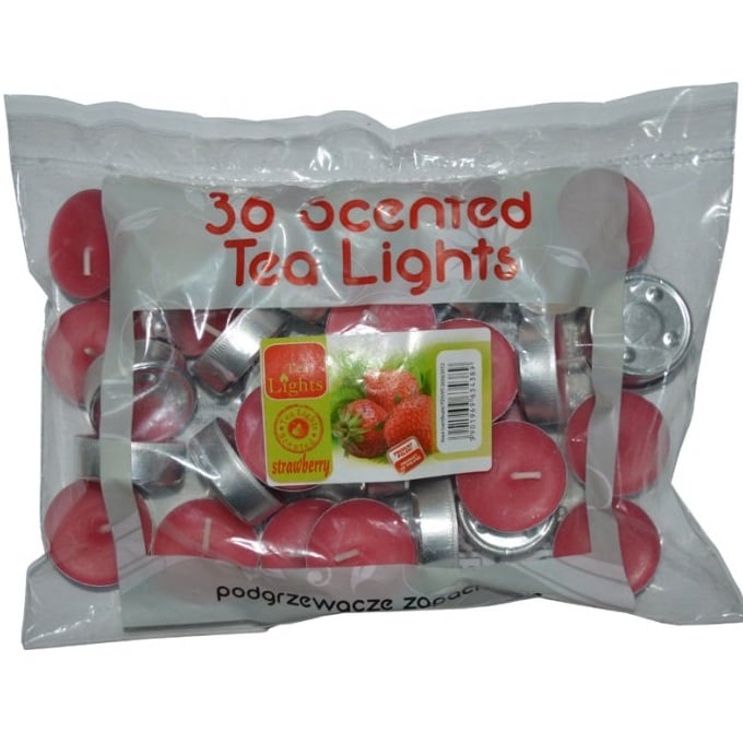 Admit čajové svíčky 36ks Strawberry