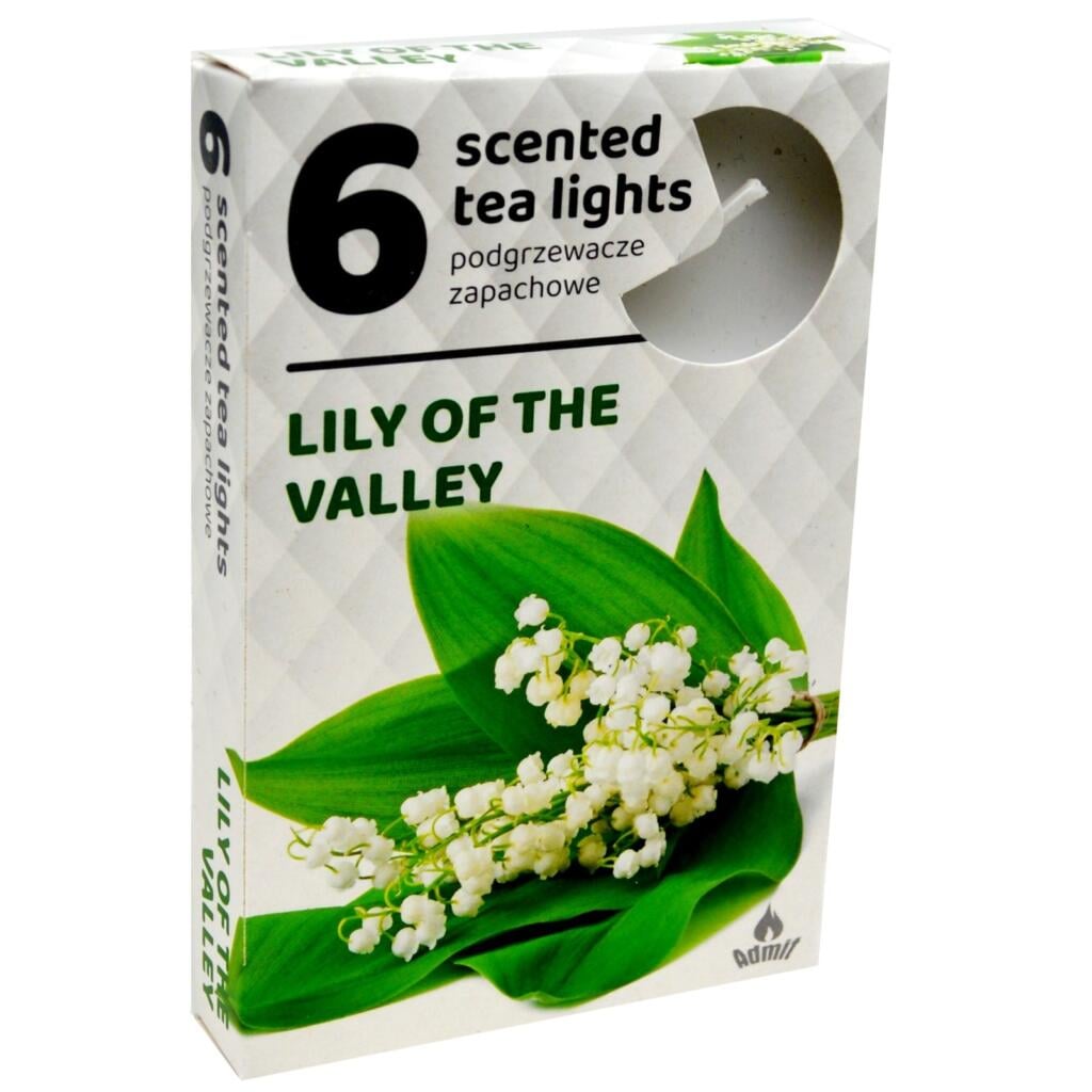 Admit Tea lights 6ks Lily of the Valley